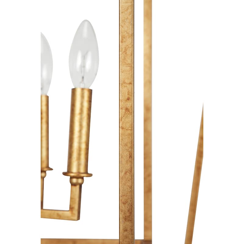 Copper Iron Transitional Chandelier 29 x 20 x 20 20 x 20 x 29 On